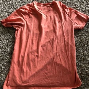 Nautica L orange cream shirt used